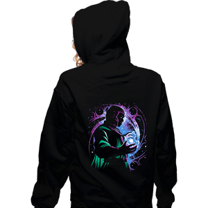 Daily_Deal_Shirts Zippered Hoodies, Unisex / Small / Black The Conqueror