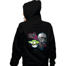 Load image into Gallery viewer, Shirts Zippered Hoodies, Unisex / Small / Black Zim Djarin
