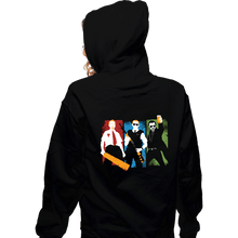 Load image into Gallery viewer, Secret_Shirts Zippered Hoodies, Unisex / Small / Black Blood  And Ice Cream
