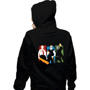 Secret_Shirts Zippered Hoodies, Unisex / Small / Black Blood  And Ice Cream