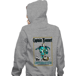 Daily_Deal_Shirts Zippered Hoodies, Unisex / Small / Sports Grey Captain Bonnet Rum