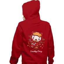 Load image into Gallery viewer, Shirts Zippered Hoodies, Unisex / Small / Red Goodbye Tony
