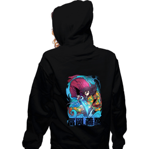 Shirts Zippered Hoodies, Unisex / Small / Black Tomioka