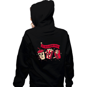 Daily_Deal_Shirts Zippered Hoodies, Unisex / Small / Black Midnight Movie