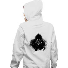 Load image into Gallery viewer, Shirts Zippered Hoodies, Unisex / Small / White Bored Shinigami
