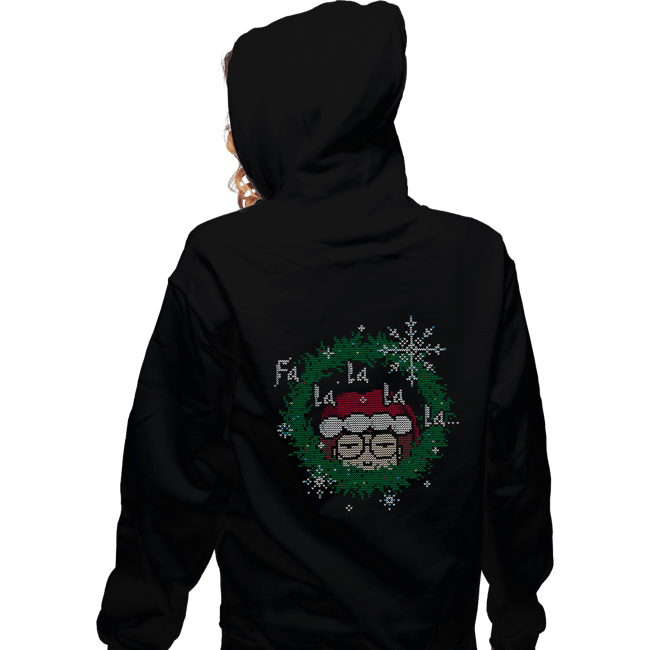 Daily_Deal_Shirts Zippered Hoodies, Unisex / Small / Black Sick Sad Sweater