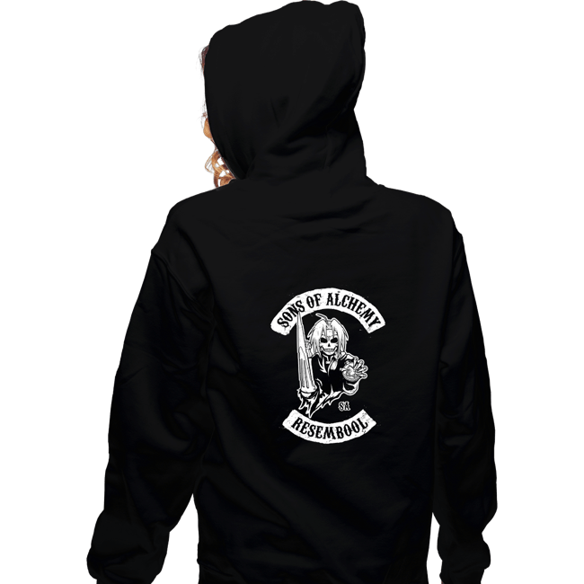 Shirts Zippered Hoodies, Unisex / Small / Black Sons Of Alchemy
