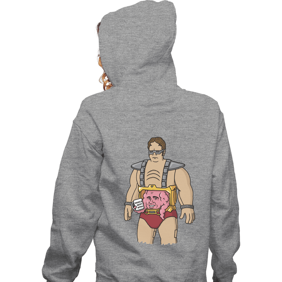 Shirts Zippered Hoodies, Unisex / Small / Sports Grey World's Best Villain
