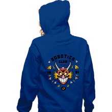 Load image into Gallery viewer, Shirts Zippered Hoodies, Unisex / Small / Royal Blue The Robotics Club
