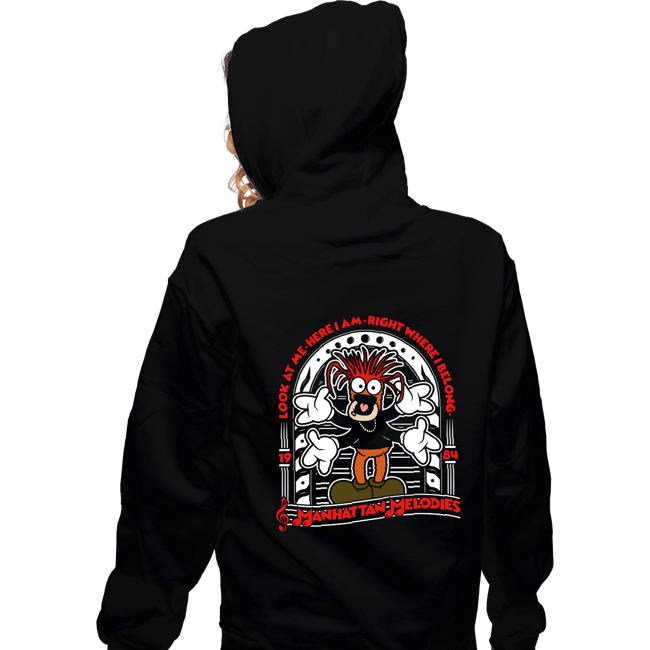 Shirts Zippered Hoodies, Unisex / Small / Black Pepe Melodies