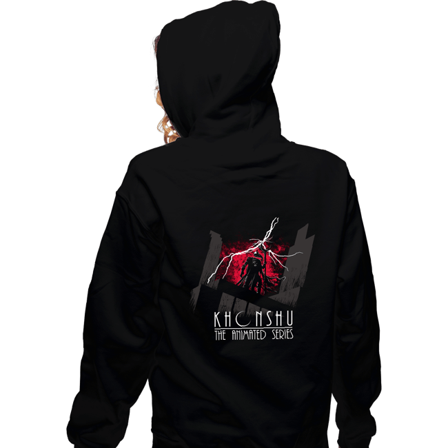 Secret_Shirts Zippered Hoodies, Unisex / Small / Black Khonshu The Animated Series