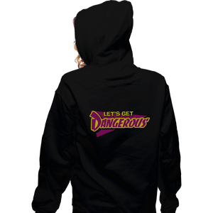 Shirts Zippered Hoodies, Unisex / Small / Black Dangerous