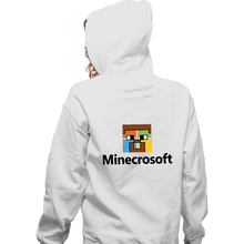 Load image into Gallery viewer, Shirts Zippered Hoodies, Unisex / Small / White Minecrosoft
