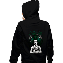 Load image into Gallery viewer, Secret_Shirts Zippered Hoodies, Unisex / Small / Black The Call
