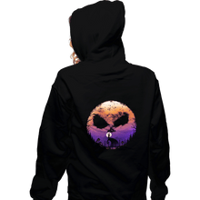 Load image into Gallery viewer, Shirts Zippered Hoodies, Unisex / Small / Black Skellington Night
