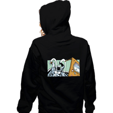 Load image into Gallery viewer, Daily_Deal_Shirts Zippered Hoodies, Unisex / Small / Black Moonopoly
