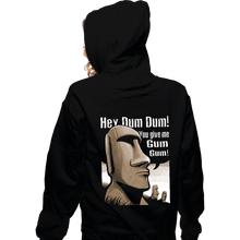Load image into Gallery viewer, Daily_Deal_Shirts Zippered Hoodies, Unisex / Small / Black Hey Dum Dum
