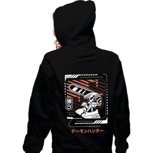 Shirts Zippered Hoodies, Unisex / Small / Black Denji Japanese Style