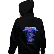 Load image into Gallery viewer, Daily_Deal_Shirts Zippered Hoodies, Unisex / Small / Black Ride The Nightmare
