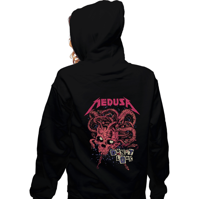 Shirts Zippered Hoodies, Unisex / Small / Black Medusa