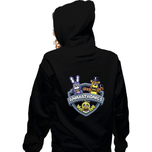 Shirts Zippered Hoodies, Unisex / Small / Black Animatronics Maniacs