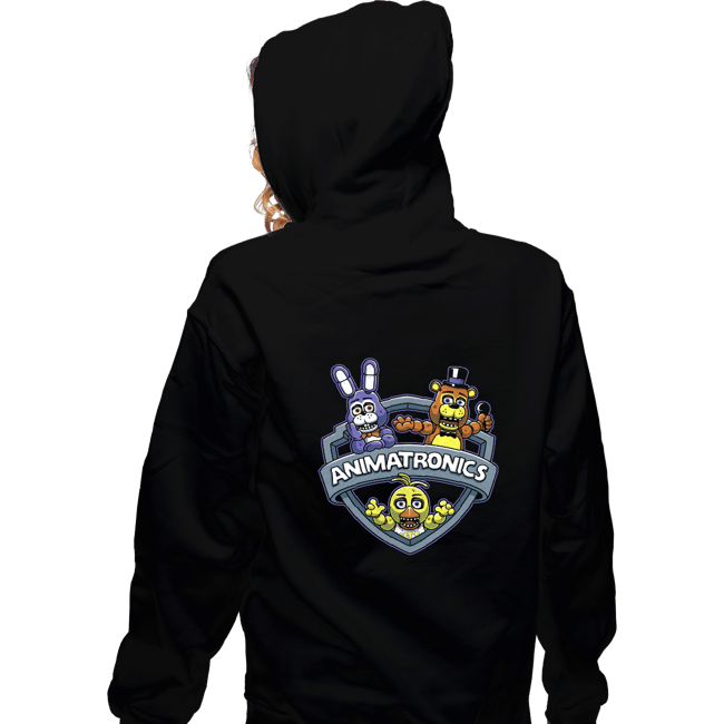 Shirts Zippered Hoodies, Unisex / Small / Black Animatronics Maniacs