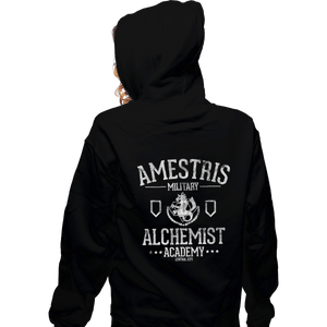 Shirts Zippered Hoodies, Unisex / Small / Black Alchemy Academy