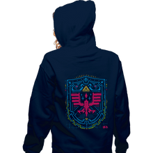Load image into Gallery viewer, Daily_Deal_Shirts Zippered Hoodies, Unisex / Small / Navy To Protect You
