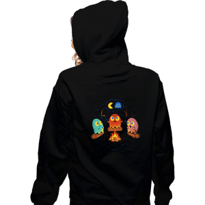 Secret_Shirts Zippered Hoodies, Unisex / Small / Black Spooky Ghost Stories