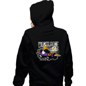 Daily_Deal_Shirts Zippered Hoodies, Unisex / Small / Black Wacky Race