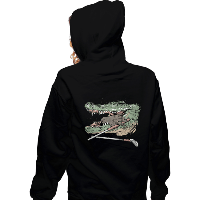Secret_Shirts Zippered Hoodies, Unisex / Small / Black The Hand Gator