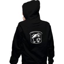 Load image into Gallery viewer, Shirts Zippered Hoodies, Unisex / Small / Black Demon Dog And Bread
