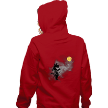 Load image into Gallery viewer, Shirts Zippered Hoodies, Unisex / Small / Red Saiyan With Balloon

