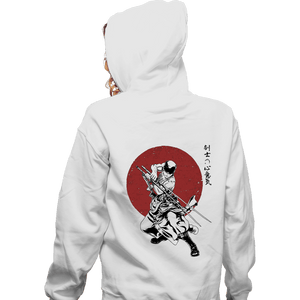 Shirts Zippered Hoodies, Unisex / Small / White Sword's Master