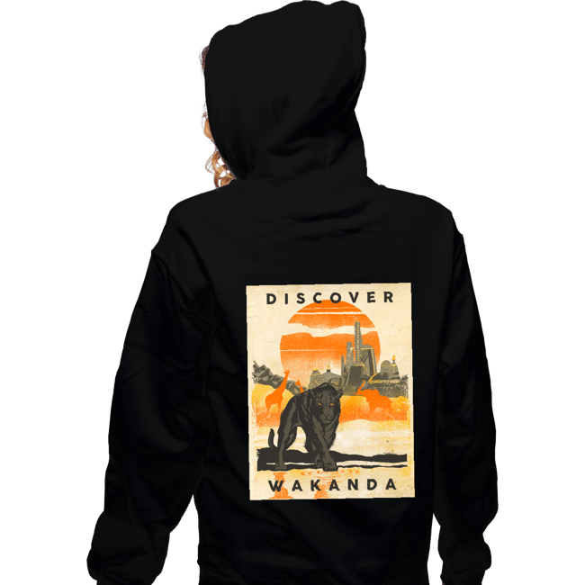 Secret_Shirts Zippered Hoodies, Unisex / Small / Black Wakanda Vacation