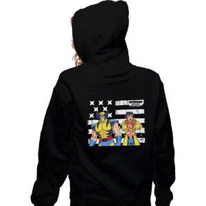 Secret_Shirts Zippered Hoodies, Unisex / Small / Black Mutant Outcasts