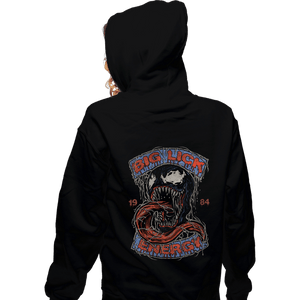 Daily_Deal_Shirts Zippered Hoodies, Unisex / Small / Black Big Venom Energy