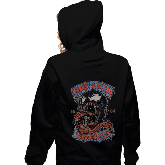 Daily_Deal_Shirts Zippered Hoodies, Unisex / Small / Black Big Venom Energy