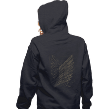 Load image into Gallery viewer, Shirts Zippered Hoodies, Unisex / Small / Dark Heather The Survey Corps
