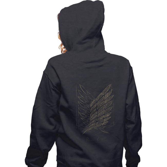 Shirts Zippered Hoodies, Unisex / Small / Dark Heather The Survey Corps