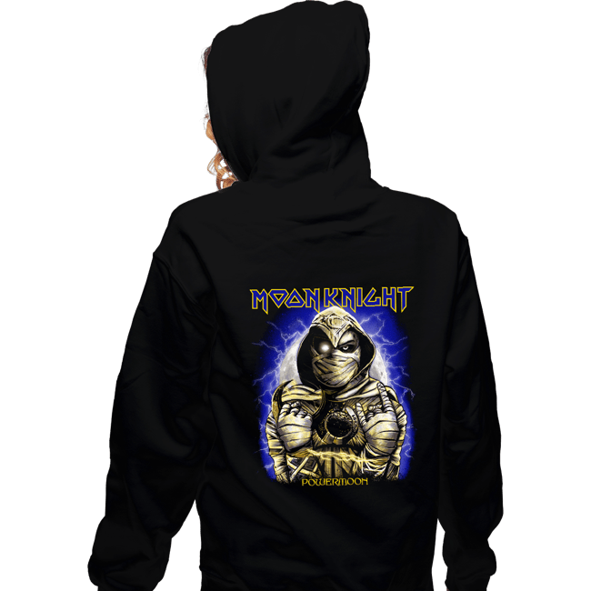 Secret_Shirts Zippered Hoodies, Unisex / Small / Black POWER MOON