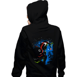 Daily_Deal_Shirts Zippered Hoodies, Unisex / Small / Black The Christmas Ruiner
