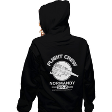 Load image into Gallery viewer, Shirts Pullover Hoodies, Unisex / Small / Black Normandy Flight Crew

