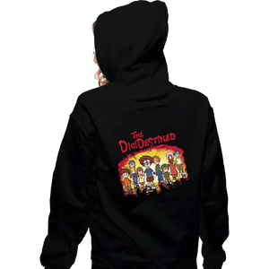 Daily_Deal_Shirts Zippered Hoodies, Unisex / Small / Black The Digidestined