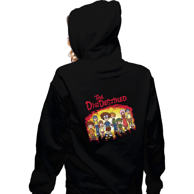 Daily_Deal_Shirts Zippered Hoodies, Unisex / Small / Black The Digidestined