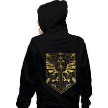 Load image into Gallery viewer, Daily_Deal_Shirts Zippered Hoodies, Unisex / Small / Black Cyber Z Legend
