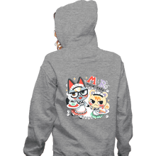Load image into Gallery viewer, Secret_Shirts Zippered Hoodies, Unisex / Small / Sports Grey M &amp; R Maid Cafe
