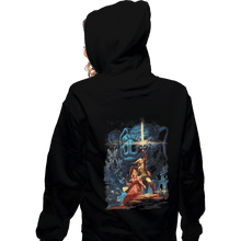 Load image into Gallery viewer, Secret_Shirts Zippered Hoodies, Unisex / Small / Black Zelda Wars
