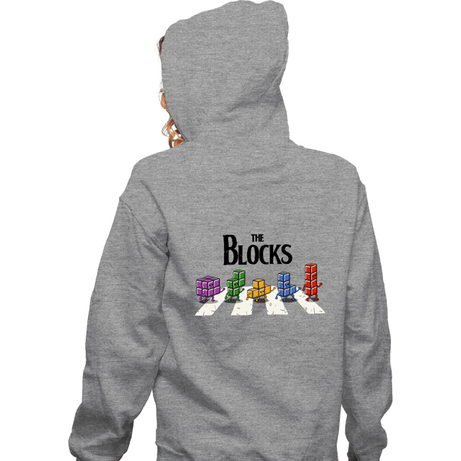 Last_Chance_Shirts Zippered Hoodies, Unisex / Small / Sports Grey The Blocks