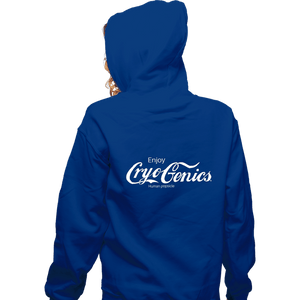 Shirts Zippered Hoodies, Unisex / Small / Royal Blue Cryogenics